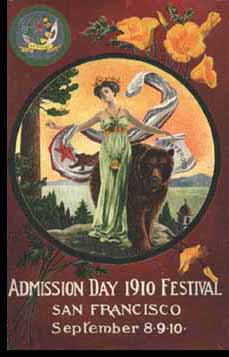 California Admission Day 1910